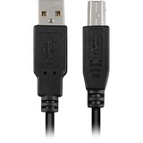 Sharkoon USB-A 2.0 > USB-B, Câble Noir, 3 mètres