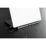 Sitecom USB-C Multiport Pro Dock avec USB-C Power Delivery, Station d'accueil Argent