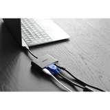 Sitecom USB-C vers USB + VGA + USB-C 3-en-1 , Adaptateur Noir