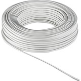 goobay Câble d'installation professionnel Cat.7a S/FTP duplex Blanc, 500 mètres