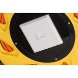 goobay Câble de raccordement RJ-45 S/FTP Cat.7a Orange, 90 mètres