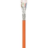 goobay Câble de raccordement RJ-45 S/FTP avec Cat.7a Orange, 250 mètres