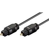 goobay Câble optique Toslink Noir, 10 mètres