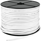 goobay Câble réseau RJ-45 SF/UTP Cat.5e Gris, 100 mètres, Enrouleur de câble, Flexible