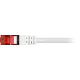 goobay Câble réseau RJ-45 S/STP Cat.6 Blanc, 20 mètres