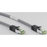 goobay Câble réseau S/FTP Cat.8.1 Gris, 0,25 mètre