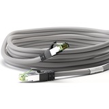 goobay Câble réseau S/FTP Cat.8.1 Gris, 1 mètre