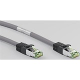 goobay Câble réseau S/FTP Cat.8.1 Gris, 2 mètres
