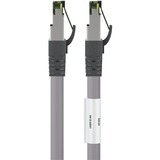 goobay Câble réseau S/FTP Cat.8.1 Gris, 3 mètres