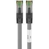 goobay Câble réseau S/FTP Cat.8.1 Gris, 5 mètres