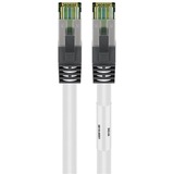 goobay Câble réseau S/FTP Cat.8.1 Blanc, 3 mètres