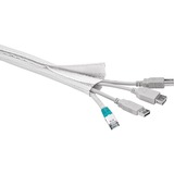 goobay Gaine de protection, Gaine de câble Blanc, 1,8 mètre