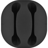 goobay Kit de gestion des câbles, Guide-câble Noir, 5 pièces