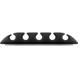 goobay Kit de gestion des câbles, Guide-câble Noir, 5 pièces