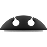 goobay Kit de gestion des câbles, Guide-câble Noir, 5 pièces