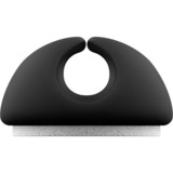 goobay Kit de gestion des câbles, Guide-câble Noir, 5 pièces