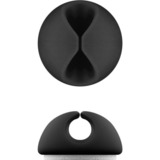 goobay Kit de gestion des câbles, Guide-câble Noir, 5 pièces