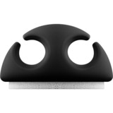 goobay Kit de gestion des câbles, Guide-câble Noir, 5 pièces