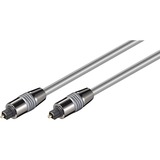 goobay Optique Toslink, Câble Argent, 10 mètres