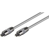 goobay Toslink HQ, Câble Argent, 1 mètre