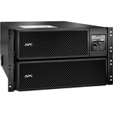 APC Alimentation de secours Smart-UPS On-Line 8000VA Noir, 6x C13, 4x C19, sortie 1 phase câblée, rackable, NMC intégrée, SRT8KRMXLI