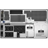 APC Alimentation de secours Smart-UPS On-Line 8000VA Noir, 6x C13, 4x C19, sortie 1 phase câblée, rackable, NMC intégrée, SRT8KRMXLI