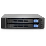 Chenbro StorageKit 1x 3,5" -> 2x 2,5", Kit d'installation Noir