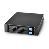Chenbro StorageKit 1x 3,5" -> 2x 2,5", Kit d'installation Noir