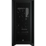 Corsair 4000D AIRFLOW boîtier midi tower Noir | 1x USB-A | 1x USB-C | Verre Trempé