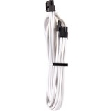 Corsair CP-8920217 câble d'alimentation interne Blanc, Mâle, Femelle, Droit, Droit, Blanc