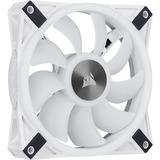 Corsair iCUE QL120 RGB, Ventilateur de boîtier Blanc, 3 pièces, connecteur de ventilateur PWM à 4 broches