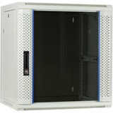 DSI Armoire murale 12U blanche avec porte en verre - DS6412W, Armoire informatique Blanc, 600 x 450 x 635 mm
