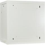 DSI Armoire murale 12U blanche avec porte en verre - DS6412W, Armoire informatique Blanc, 600 x 450 x 635 mm