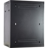 DSI Armoire murale 15U avec porte en verre - DS6415, Armoire informatique Noir, 600 x 450 x 770mm