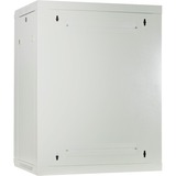 DSI Armoire murale 15U blanche avec porte en verre - DS6415W, Armoire informatique Blanc, 600 x 450 x 770mm