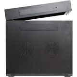 DSI Armoire murale 9U (inclinable) avec porte en verre- DS6609-DOUBLE, Armoire informatique Noir, 600 x 600 x 500mm