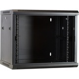 DSI Armoire murale 9U avec porte en verre - DS6409, Armoire informatique Noir, 600 x 450 x 500mm