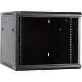 DSI Armoire murale 9U avec porte en verre - DS6609, Armoire informatique Noir, 600 x 600 x 500mm