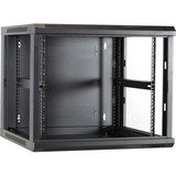 DSI Armoire murale 9U avec porte en verre - DS6609, Armoire informatique Noir, 600 x 600 x 500mm