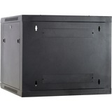 DSI Armoire murale 9U avec porte en verre - DS6609, Armoire informatique Noir, 600 x 600 x 500mm