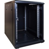 DSI Baie mini serveur 15U avec porte vitrée - DS6815, Armoire informatique Noir, 600 x 800 x 770 mm
