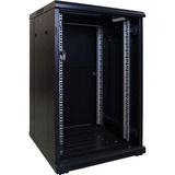DSI Baie serveur 18U avec porte vitrée - DS6618, Armoire informatique Noir, 600 x 600 x 1000mm