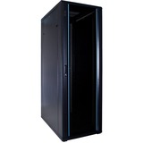 DSI Baie serveur 37U avec porte vitrée - DS6037, Armoire informatique Noir, 600 x 1000 x 1800mm