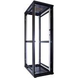 DSI Baie serveur 42U avec porte vitrée - DS6042, Armoire informatique Noir, 600 x 1000 x 2000mm