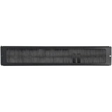 DSI Entrée de câble avec brosse - DS-BRUSH-WAND, Chaîne câblée Noir, 350 x 55 mm