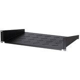 DSI Etagère 2U pour armoires murales de 450 mm de profondeur - DS-FH2U350, Insert de grille Noir, 485 x 350 x 88 mm