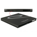DeLOCK Boîtier externe pour disques SATA ultra minces 9,5 mm > USB Type-C femelle., Boîtier disque dur USB-C 3.2 (5 Goit/s)