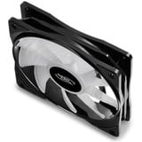 DeepCool RF 120, Ventilateur de boîtier Noir/Blanc, Connecteur de ventilateur PWM à 3 branches et 4 broches