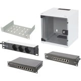 Digitus 25,4 cm (10") Set 1 6U, Armoire informatique Gris clair