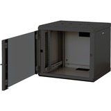Digitus Boîtier mural 19" 9U, Armoire informatique Noir